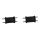 Front Set 2 pieces axle leaf spring rubber 90 mm