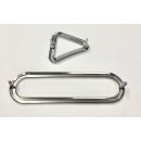 Chrome frame set for the front panel Fanalone