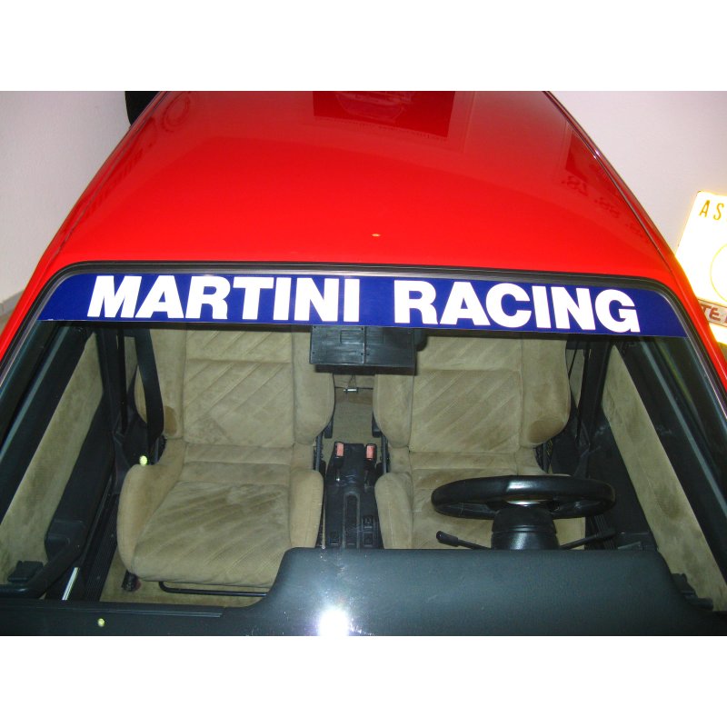 valstick Martini Logo Car Bumper Sticker Decal