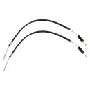 Hand brake cable set  Fiat X1/9