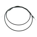 Cable for rear engine hood