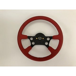 Steering wheel red
