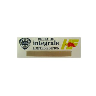 Badge center console integrale final edition