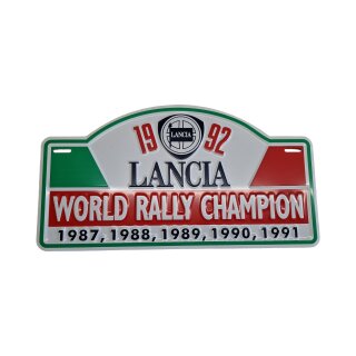 Shaped metal plate LANCIA WM rally