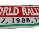 Shaped metal plate LANCIA WM rally