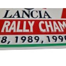 Shaped metal plate LANCIA WM rally