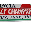 Shaped metal plate LANCIA WM rally