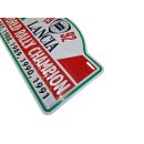 Shaped metal plate LANCIA WM rally