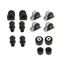 set suspension rubber parts for front and rear axle