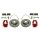 Bremse Sport Kit BREMBO vorn 330 mm Lancia Delta EVOLUZIONE.