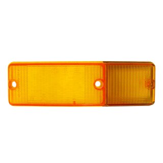 Front indicator glass yellow Integrale