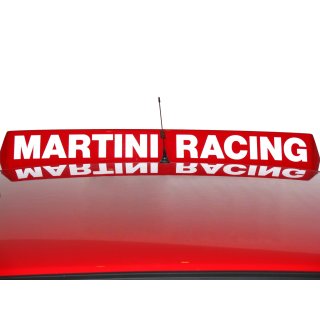 Aufkleber Martini Racing weiß 100 x 8,5