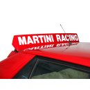 Aufkleber Martini Racing weiß 100 x 8,5