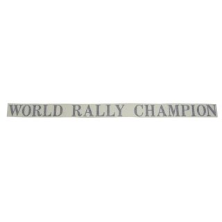 Aufkleber World Rally Champion 4 x 77 cm