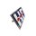 HF Elefantino badge radiator grille enamelled screwable Fulvia