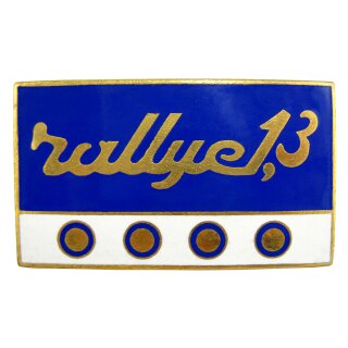Badge rally 1,3