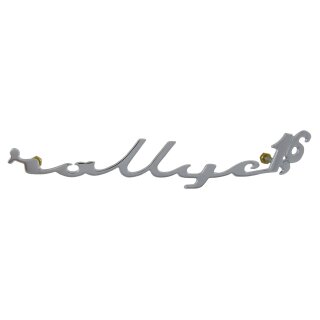 Schriftzug rally 1,6  chrom