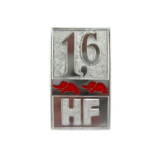 Badge front bonnet 1600 HF