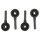 Wishbone rear axle head set reinforced