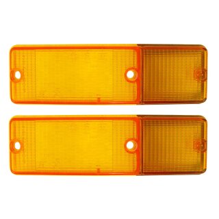 Front indicator glass SET long Integrale Siem