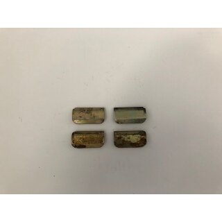 Satz Bremsbelag Gleitsteine hinten