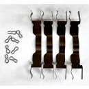 Splinte mit Klemmblechen Bremsbeläge