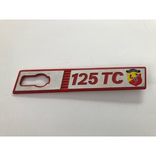 125TC Abarth Schriftzug rechts