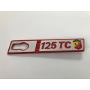125TC Abarth badge right