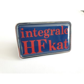 Integrale 8V Kat Emblem Schild im Kühlergrill