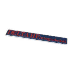 Badge on the tailgate rear right Integrale 8V Kat