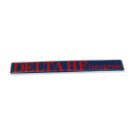 Schild Delta HF integrale 8V Haube hinten