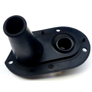 Gear shift linkage seal to the engine bay