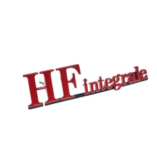 HF Integrale 8V badge emblem  in the radiator grille, screwable