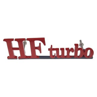 Lancia Delta HF Turbo Emblem Schild im Kühlergrill schraubbar