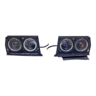 Scheinwerfer Set komplett rechts + links schwarz EVOLUZIONE
