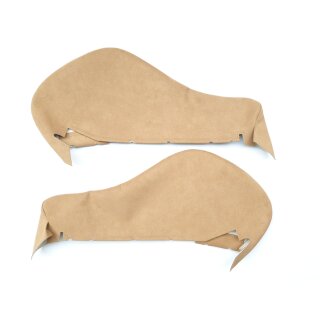 Sitzbezug Alcantara beige Seitenwangen rechts & links für Recaro Highback Sitze