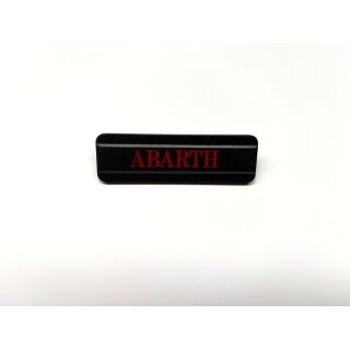 A112 Abarth Schild seitlich ab1982