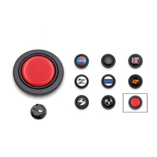 Horn button for sports steering wheels from MOMO, Sparco, OMP, etc