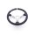 Lancia Fulvia steering wheel, leather, 3 spokes, 350 mm