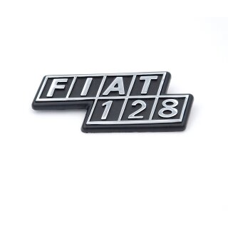 Badge Emblem for Fiat 128 rear Cromodora with rubber backing