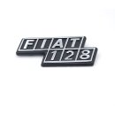 Emblem für Fiat 128 hinten Cromodora mit Gummiunterlage