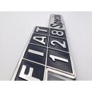 Fiat 128 Special emblem for Fiat 128 rear