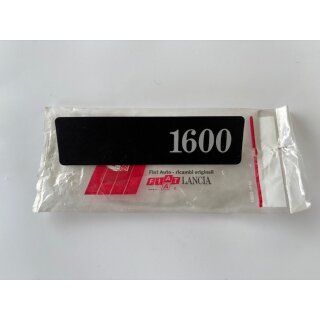 Type plate "1600" Beta Coupe