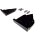 Spoiler angle set for Integrale Evo rear wing made of aluminium