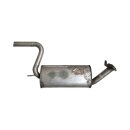 Rear silencer Delta GT non cat