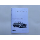 Technical Dates 131 Abarth (italian)