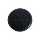 Brake fluid level indicator cap