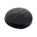 Brake fluid level indicator cap