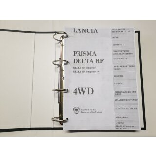 Werkstatt Handbuch Teil 1 - Lancia Delta HF 4WD & Integrale 8V ohne Kat